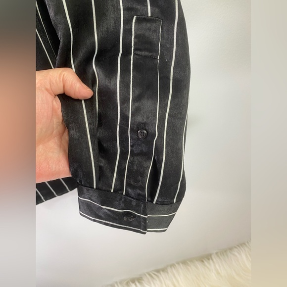 INC International Concept Black & White Jewel Tone Long Sleeve Size L & M NWT - Picture 6 of 8